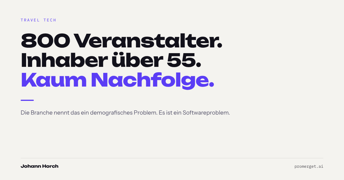 800 inhabergeführte Spezialreiseveranstalter in DACH.