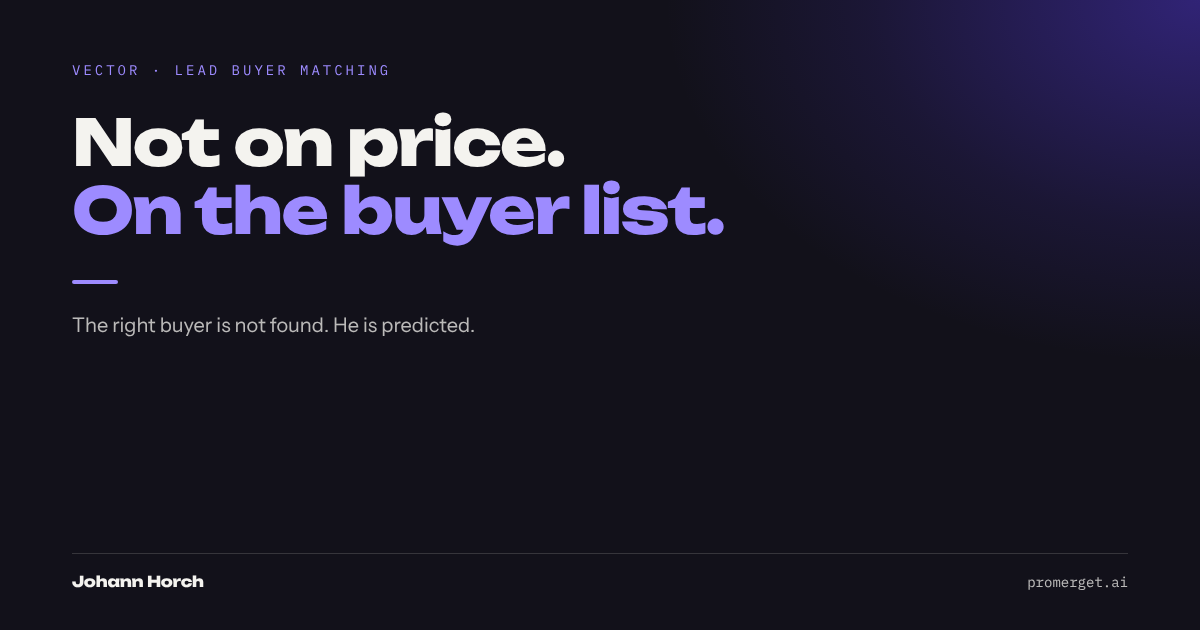 Most sale processes don't fail on price.
